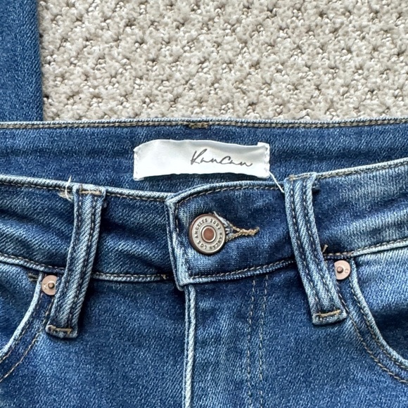 KanCan Women's Slim Straight Leg Jeans - Classic Blue - Picture 11 of 15